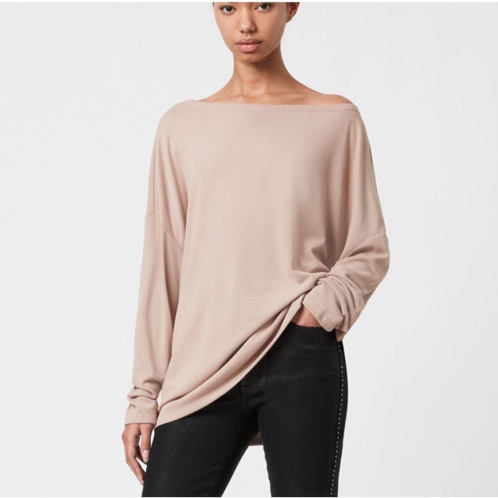 Allsaints Rita Tee Women’s Large Slouchy Relaxed Oversized